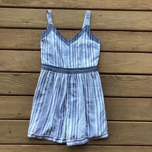 Striped romper